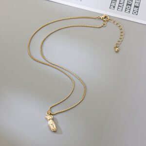 Vintage Abstract Portrait Necklace