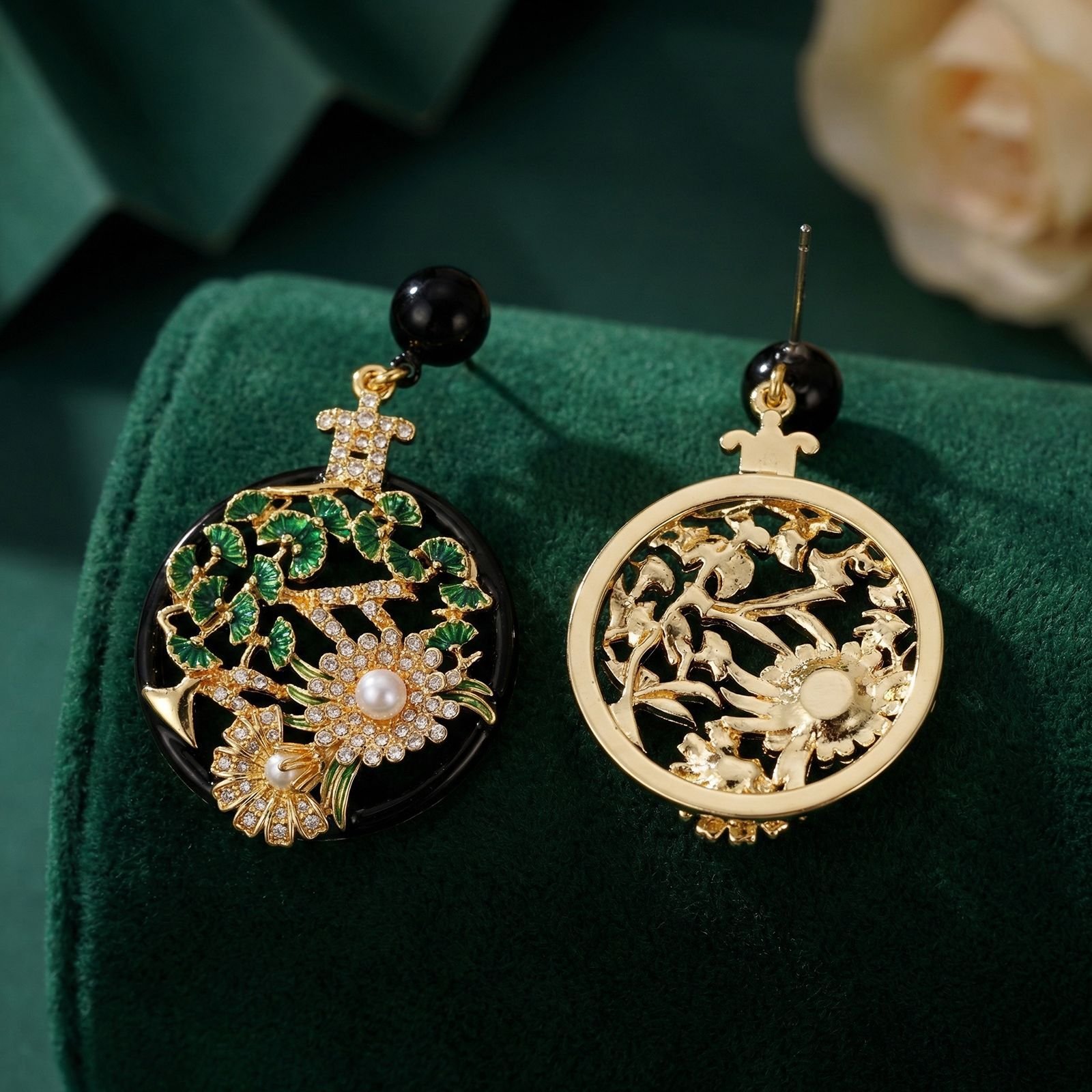 Tulip Floral Zircon Jewelry Set - Image 6