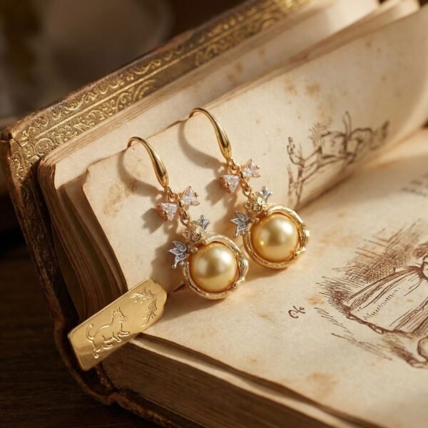 Bow Round Jewelry Set