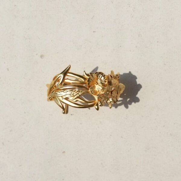 Shell Stone Resin Bangle