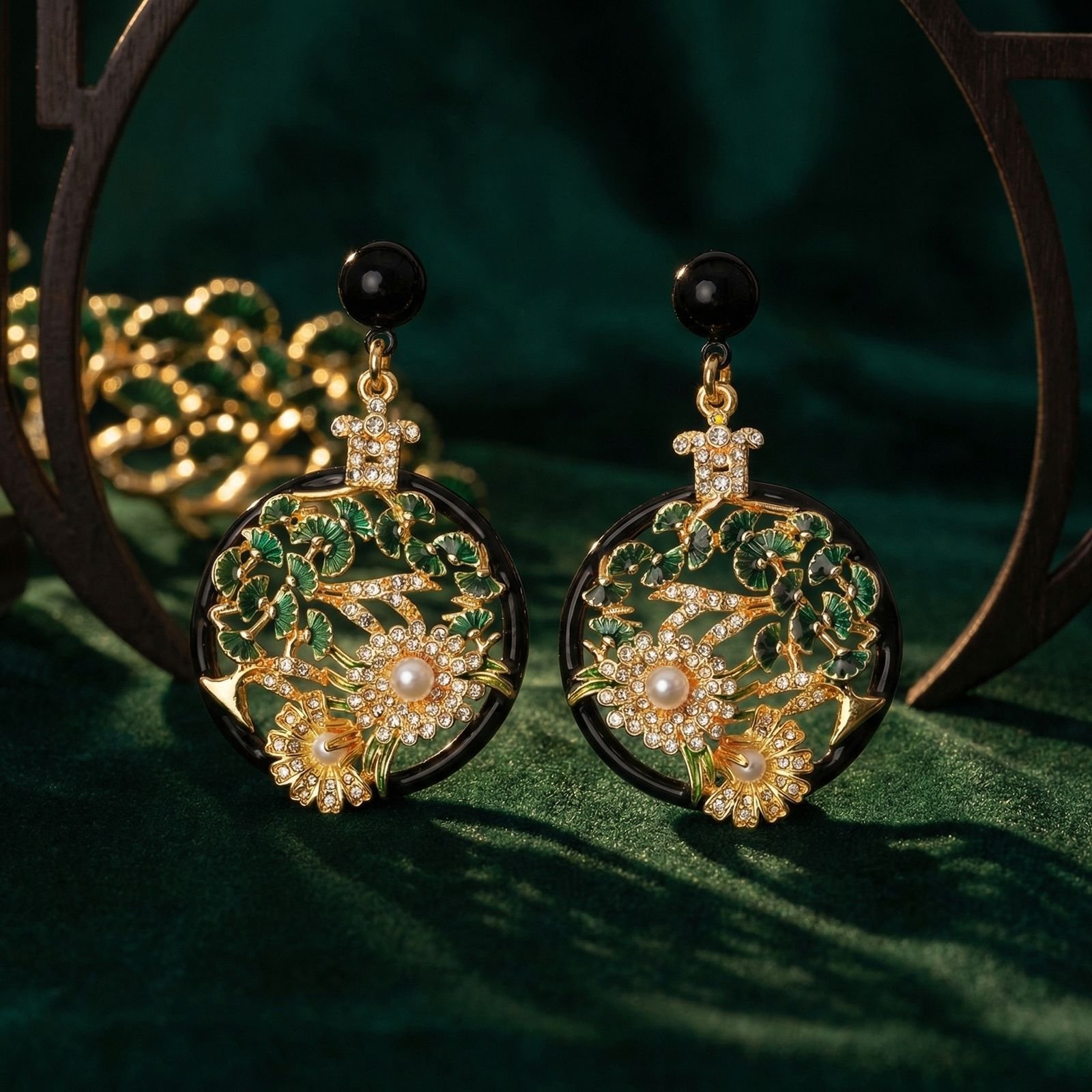 Tulip Floral Zircon Jewelry Set - Image 5
