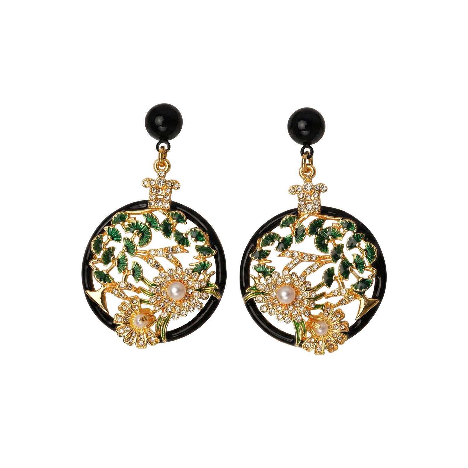 Tulip Floral Zircon Jewelry Set - Image 3