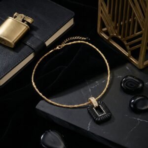 Geometric Black Jewelry Set