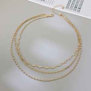 Multi-Layer Dainty Choker Necklace
