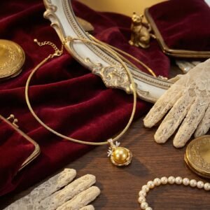 Bow Round Jewelry Set