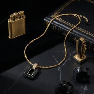 Geometric Black Jewelry Set