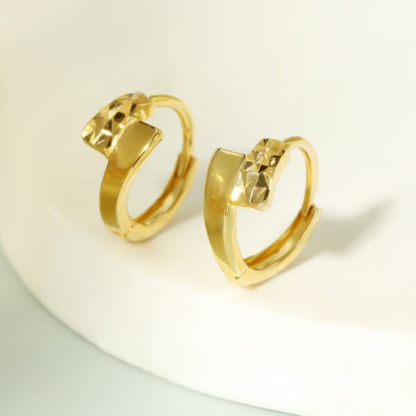 Cross Carved Hoops