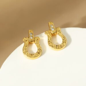 Crushed Ice Horseshoe Studs