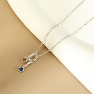 Color Zircon Meteor Necklace