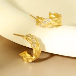 Geometric Chic Hoops