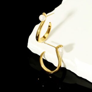 Pearl Drop Commuter Studs