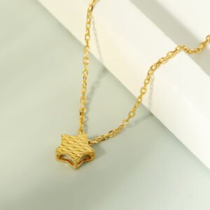 Carved Star Necklace