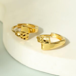 Cross Carved Hoops