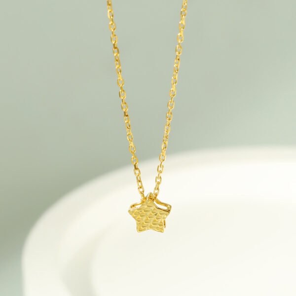 Carved Star Necklace